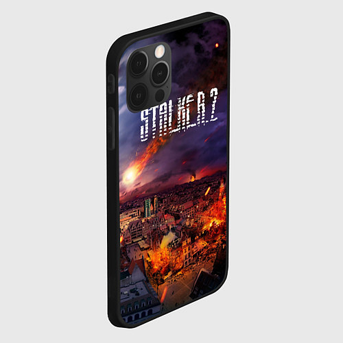 Чехол iPhone 12 Pro Max Stalker 2 / 3D-Черный – фото 2