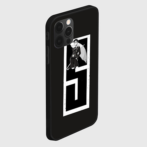 Чехол iPhone 12 Pro Max Пятый / 3D-Черный – фото 2