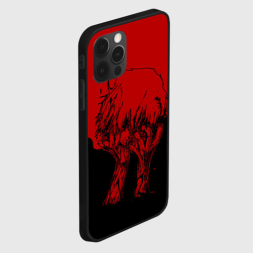 Чехол iPhone 12 Pro Max I am a Ghoul / 3D-Черный – фото 2