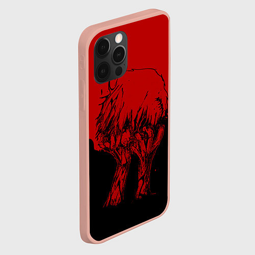 Чехол iPhone 12 Pro Max I am a Ghoul / 3D-Светло-розовый – фото 2