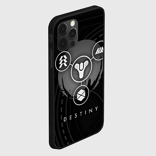 Чехол iPhone 12 Pro Max DESTINY / 3D-Черный – фото 2