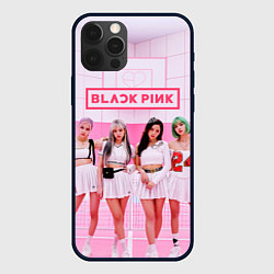 Чехол для iPhone 12 Pro Max BLACKPINK, цвет: 3D-черный
