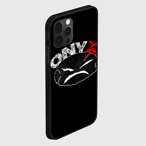 Чехол iPhone 12 Pro Max Onyx / 3D-Черный – фото 2