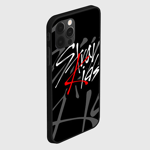 Чехол iPhone 12 Pro Max STRAY KIDS / 3D-Черный – фото 2