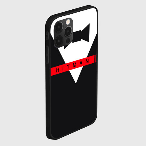 Чехол iPhone 12 Pro Max Hitman III / 3D-Черный – фото 2