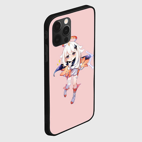 Чехол iPhone 12 Pro Max Paimon / 3D-Черный – фото 2