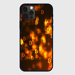 Чехол для iPhone 12 Pro Max BITCOIN KRYPTONATE, цвет: 3D-черный