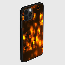 Чехол для iPhone 12 Pro Max BITCOIN KRYPTONATE, цвет: 3D-черный — фото 2