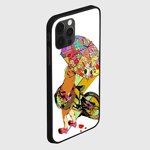 Чехол iPhone 12 Pro Max Химико Тога Геройская академия / 3D-Черный – фото 2