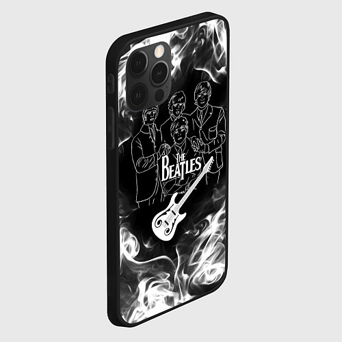 Чехол iPhone 12 Pro Max The Beatles / 3D-Черный – фото 2