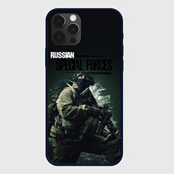 Чехол для iPhone 12 Pro Max Спецназ РФ, цвет: 3D-черный