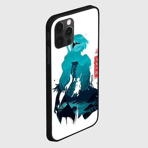 Чехол iPhone 12 Pro Max NIER AUTOMATA 2B / 3D-Черный – фото 2