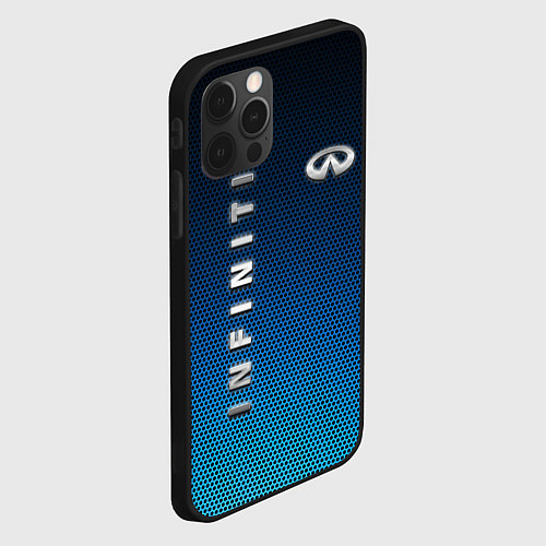 Чехол iPhone 12 Pro Max INFINITI / 3D-Черный – фото 2