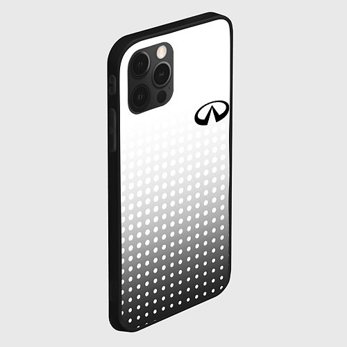 Чехол iPhone 12 Pro Max Infiniti / 3D-Черный – фото 2