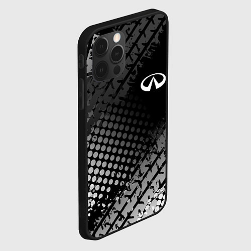 Чехол iPhone 12 Pro Max Infiniti / 3D-Черный – фото 2