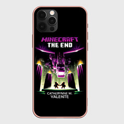 Чехол для iPhone 12 Pro Max Minecraft THE END, цвет: 3D-светло-розовый