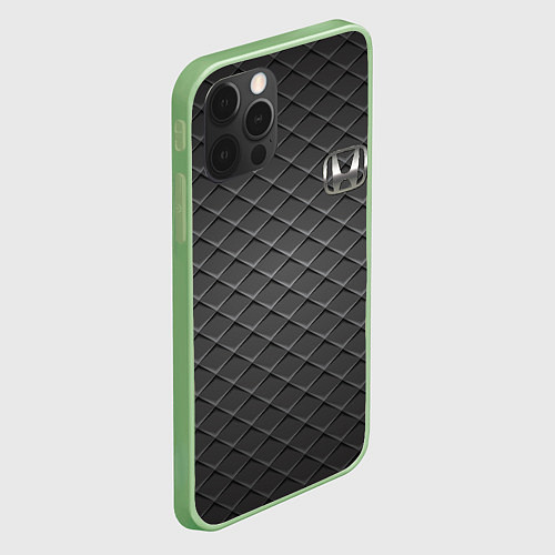 Чехол iPhone 12 Pro Max ХОНДА HONDA / 3D-Салатовый – фото 2