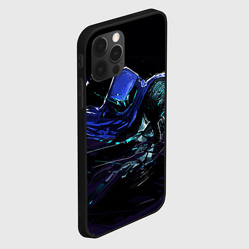 Чехол iPhone 12 Pro Max Omen / 3D-Черный – фото 2