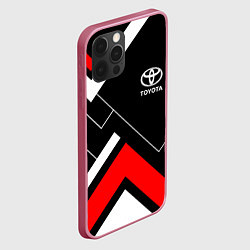 Чехол для iPhone 12 Pro Max Toyota, цвет: 3D-малиновый — фото 2