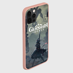Чехол для iPhone 12 Pro Max Genshin impact Noelle, цвет: 3D-светло-розовый — фото 2