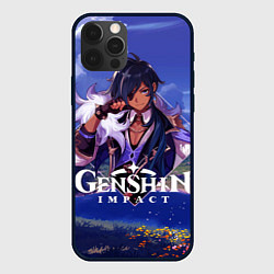 Чехол для iPhone 12 Pro Max Genshin impact Kaeya, цвет: 3D-черный