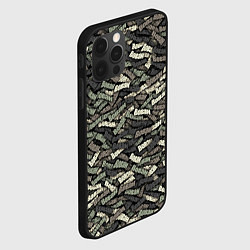 Чехол для iPhone 12 Pro Max Камуфляж - Вован, цвет: 3D-черный — фото 2
