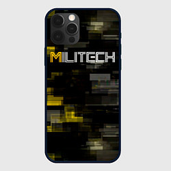 Чехол для iPhone 12 Pro Max MILITECH камуфляж Cyberpunk 2077, цвет: 3D-черный