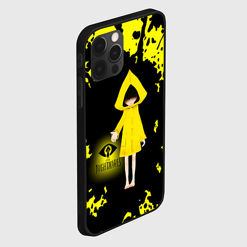 Чехол iPhone 12 Pro Max Little NightmaresШестая / 3D-Черный – фото 2