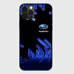 Чехол для iPhone 12 Pro Max Subaru, цвет: 3D-черный