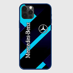 Чехол для iPhone 12 Pro Max Mercedes Benz, цвет: 3D-тёмно-синий