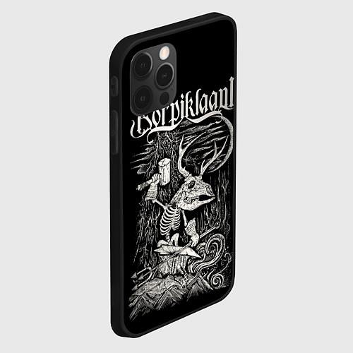 Чехол iPhone 12 Pro Max Korpiklaani / 3D-Черный – фото 2