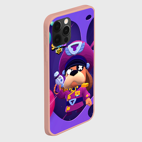 Чехол iPhone 12 Pro Max Генерал Гавс brawl stars / 3D-Светло-розовый – фото 2