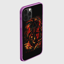 Чехол для iPhone 12 Pro Max Titan, цвет: 3D-сиреневый — фото 2
