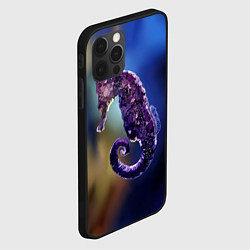 Чехол для iPhone 12 Pro Max Морской конёк, цвет: 3D-черный — фото 2