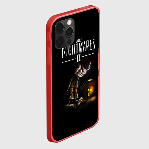 Чехол iPhone 12 Pro Max Little Nightmares 2 СТОРОЖ / 3D-Красный – фото 2