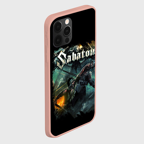 Чехол iPhone 12 Pro Max SABATON / 3D-Светло-розовый – фото 2