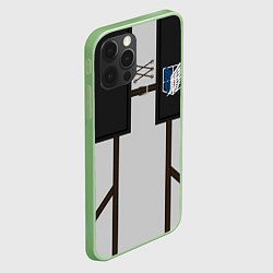 Чехол для iPhone 12 Pro Max АТАКА ТИТАНОВ ATTACK ON TITAN, цвет: 3D-салатовый — фото 2
