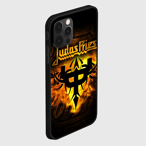 Чехол iPhone 12 Pro Max JUDAS PRIEST / 3D-Черный – фото 2