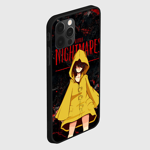 Чехол iPhone 12 Pro Max Little Nightmares 2 / 3D-Черный – фото 2