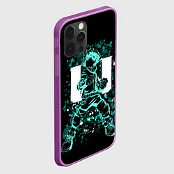 Чехол для iPhone 12 Pro Max Моя геройская академия, Дэку, цвет: 3D-сиреневый — фото 2