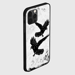 Чехол для iPhone 12 Pro Max Gothic crows, цвет: 3D-черный — фото 2