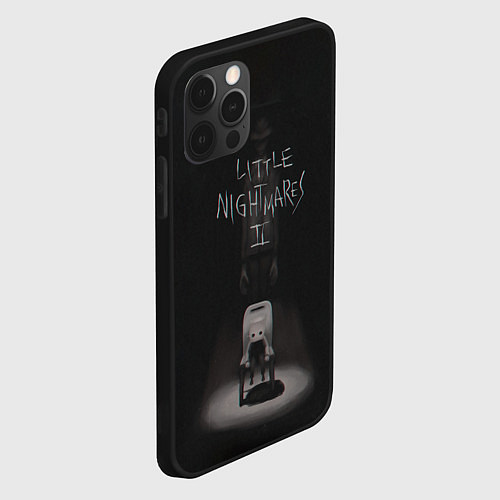 Чехол iPhone 12 Pro Max Little Nightmares 2 / 3D-Черный – фото 2