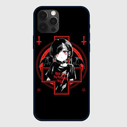 Чехол для iPhone 12 Pro Max SATANIC, цвет: 3D-черный