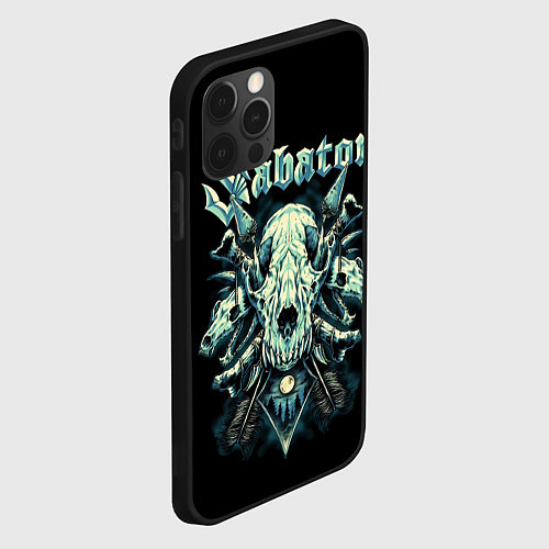 Чехол iPhone 12 Pro Max Sabaton / 3D-Черный – фото 2