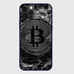 Чехол для iPhone 12 Pro Max БИТКОИН BITCOIN, цвет: 3D-черный