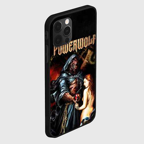 Чехол iPhone 12 Pro Max Powerwolf / 3D-Черный – фото 2