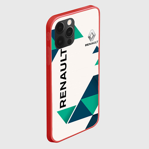 Чехол iPhone 12 Pro Max Renault / 3D-Красный – фото 2