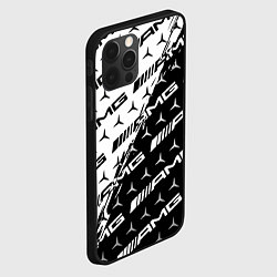 Чехол для iPhone 12 Pro Max MERCEDES BENZ AMG, цвет: 3D-черный — фото 2
