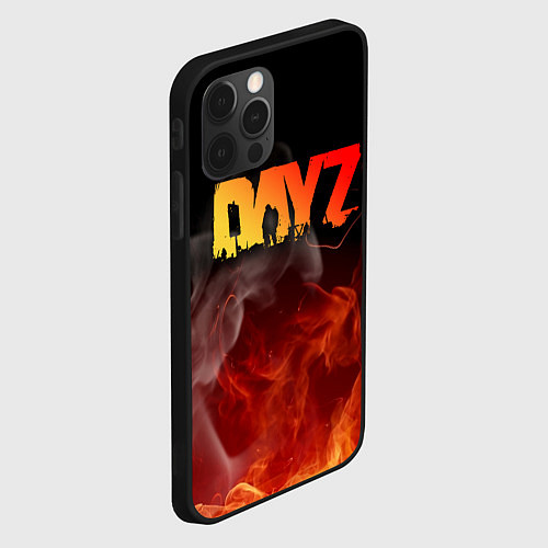 Чехол iPhone 12 Pro Max DAYZ ДЕЙЗИ / 3D-Черный – фото 2
