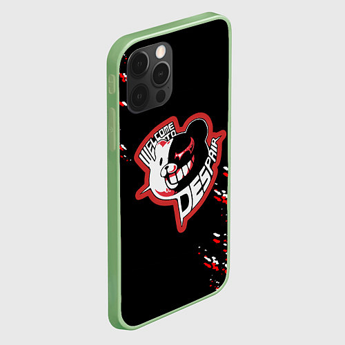 Чехол iPhone 12 Pro Max Danganronpa / 3D-Салатовый – фото 2